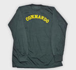 Black Color Commando T-shirt - back