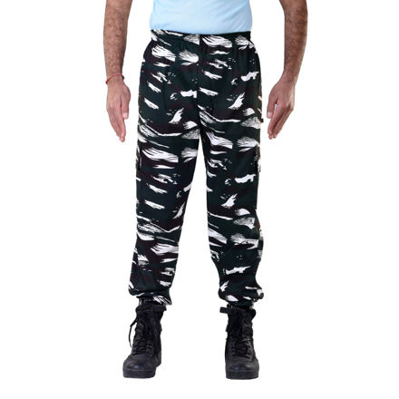 New CRPF Print Track Pant - front