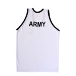 Indian Army Print White Color Sando