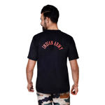 Black Indian Army Half Sleeve T-Shirt - back