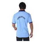 Light Blue & Dark Blue Collar NCC T-shirt - back