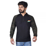 Full Sleeve Yodha Black T-shirt - front