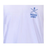 Indian Army Print White Color Sando