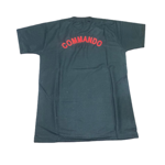 Commando Print Half Sleeve T-Shirt - back