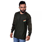 Full Sleeve Commando And Indian Flag T-shirt