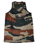 Army Camouflage Print Net Material Vest