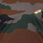 Half Sleeve Nahar Print Indian Army T-shirt