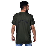 Indian Flag And Commando Print Half Sleeve T-shirt - front