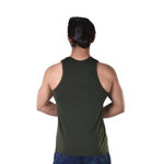 Camouflage Print Green Color Vest - back