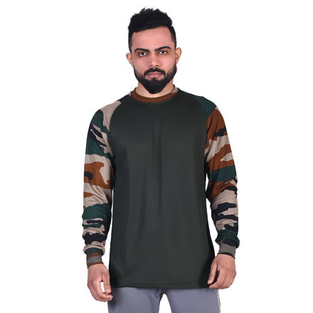 Full Sleeve Uri Nahar Print Round Neck T-shirt - front