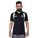 Picture of Army Print Black White T-shirt With Indian Flag