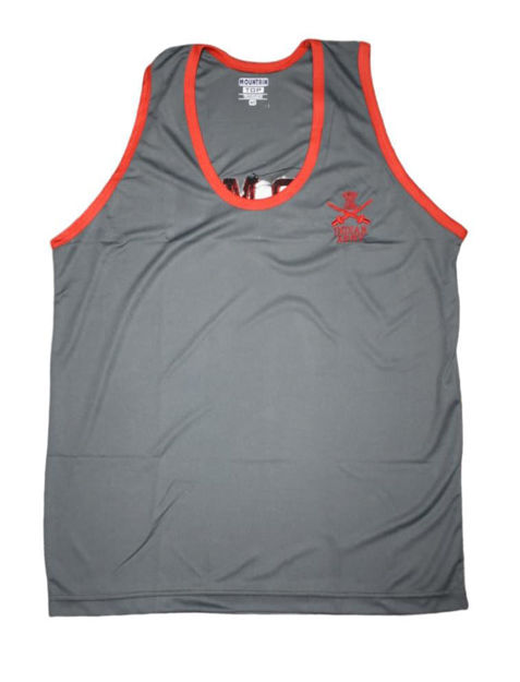 DNQ Club. Buy Indian Army Light Grey And Red Color Sando For Men's In India