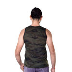 Camouflage Print Vest - back