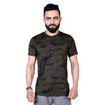 Yodha Print Half Sleeve T-shirt - front