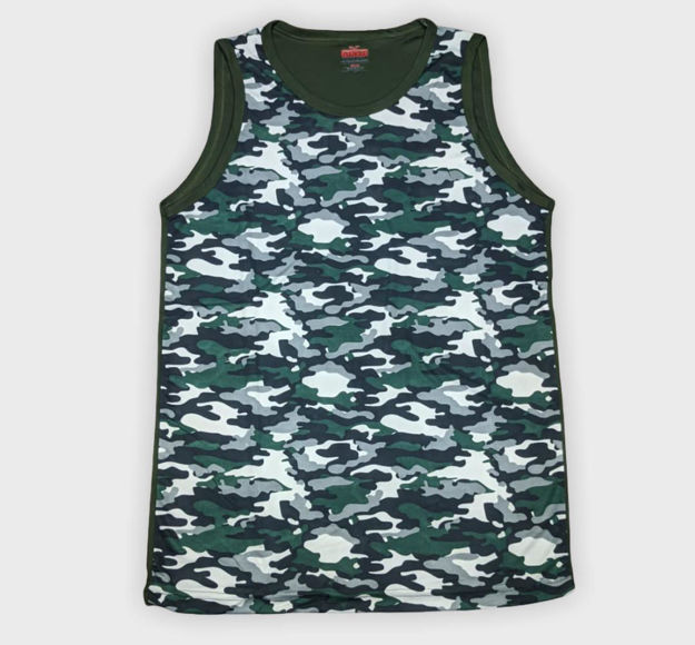 SSB Print Green Color Sando