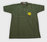 Commando Print Hull Sleeve Polo T-shirt