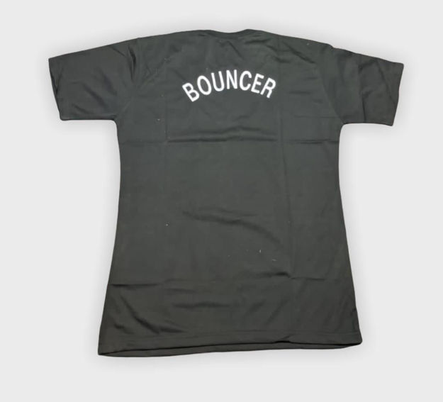 Bouncer Black Color T-shirt - back