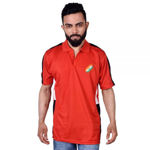 Red Color Commando Polo T-Shirt - front