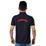 Black Color Polo T-Shirt - black