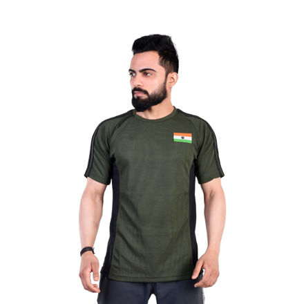 Commando Half Sleeve T-shirt - front