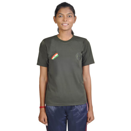 Army Commando Girl's T-shirt With Half Sleeve Cotton