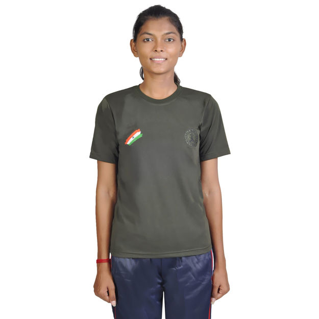 Army Commando Girl's T-shirt With Half Sleeve Cotton