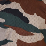 Half Sleeve Camo Print T-shirt