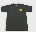 Black India Print T-shirt - front