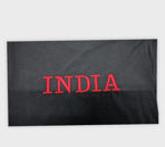 Black India Print T-shirt