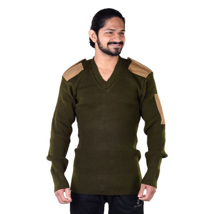 Khaki Jersey Full Sleeve For Men