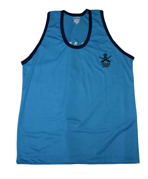 Light Blue Color Indian Army Sando