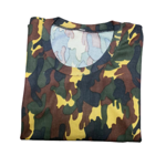 Round Neck Half Sleeve Camouflage T-shirt