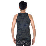 Yodha Print Camouflage Vest - back