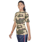 Girl's T-shirt Half Sleeve Cotton CISF Print