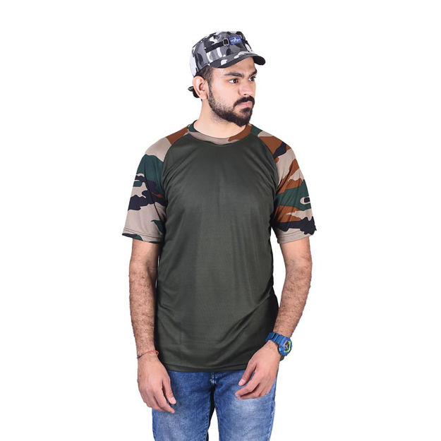 Half Sleeve Uri Nahar Print T-shirt