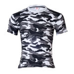 Camouflage Round Neck Half Sleeve T-shirt