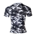 Camouflage Round Neck Half Sleeve T-shirt