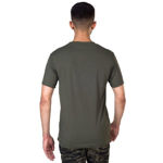 Sports Material Dark Green T-Shirt Half Sleeve - back