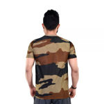 Half Sleeve Camouflage  T-shirt - back