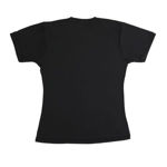 Black Sports T-Shirt With Half Sleeve