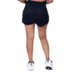 Plain Black Color V Shape Shorts For Women's