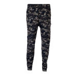 Dark Green And Black Color Camouflage Jogger For Girl's