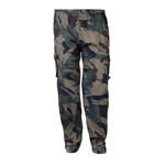 Dark Green And Brown Color Camouflage Print Lower Jogger For Girl's