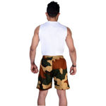 Military Nahar Print Shorts - back