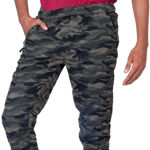 Camouflage Print With Grip Lower Black and Grey Jogger