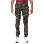 Camouflage Print With Grip Lower Khaki And Black Jogger