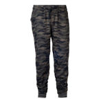 Camouflage Print With Grip Lower Dark Black And Brown Jogger