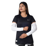 Arms Sleeve For Running And Gymming White Color