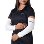 Arms Sleeve For Running And Gymming White Color