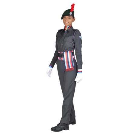 Girl's Airforce Ceremony Uniform Set For NCC